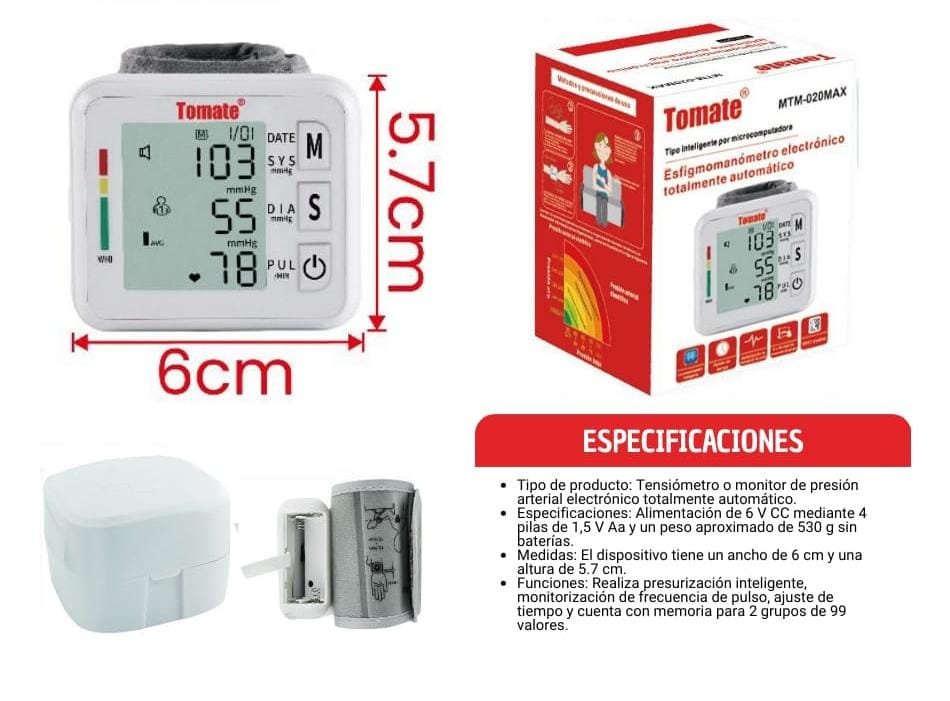 tensiometro monitor de presion mtm020max
