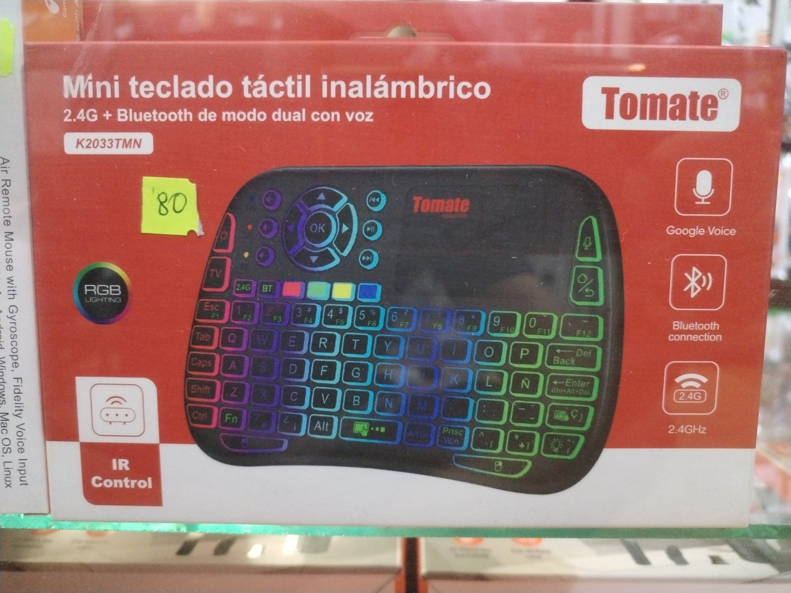 mini teclado inalambrico tomate k2023tmn