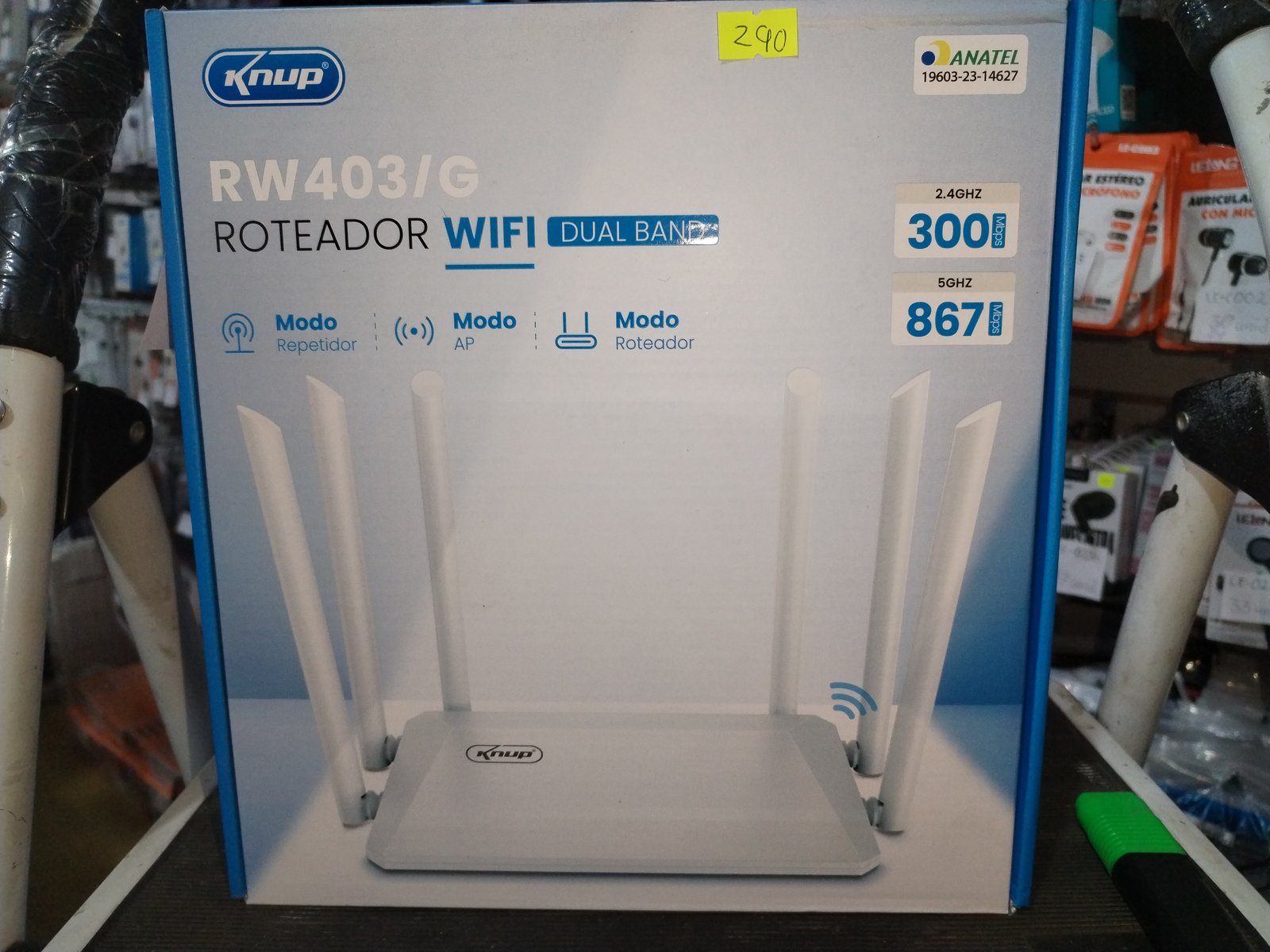 router repetidor wifi knup kprw403g