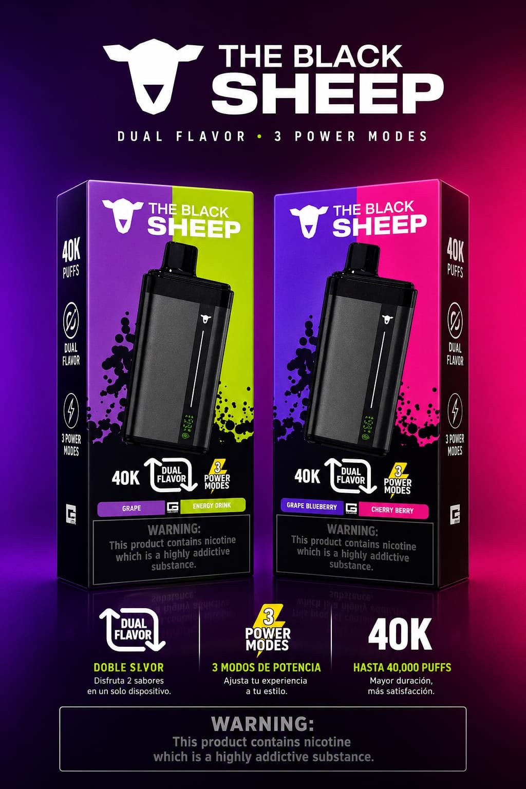the black sheep 40k dual flavor
