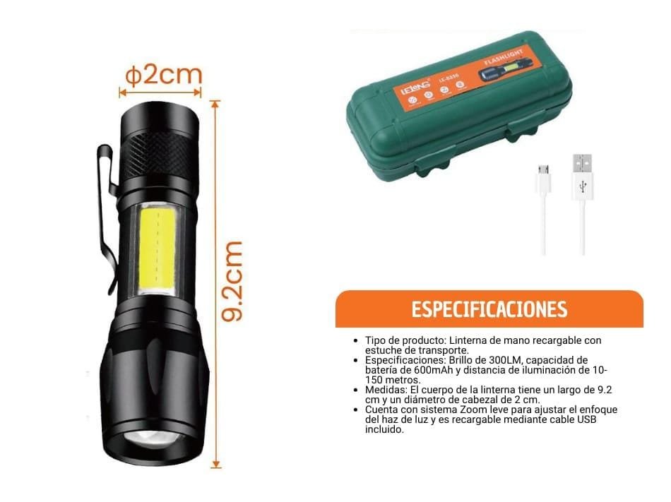 linterna led le8336