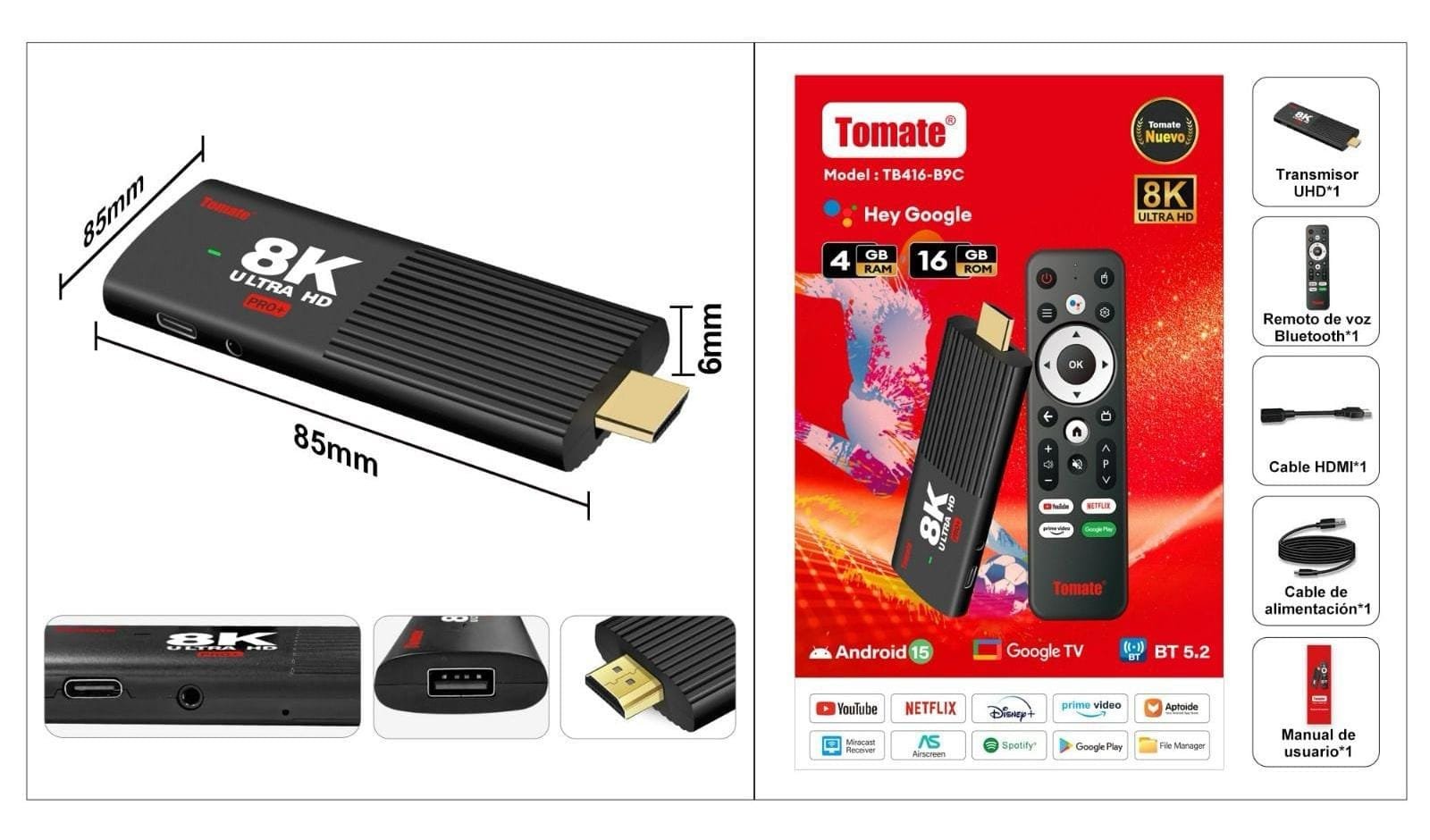 tv box tomate tb416b9c