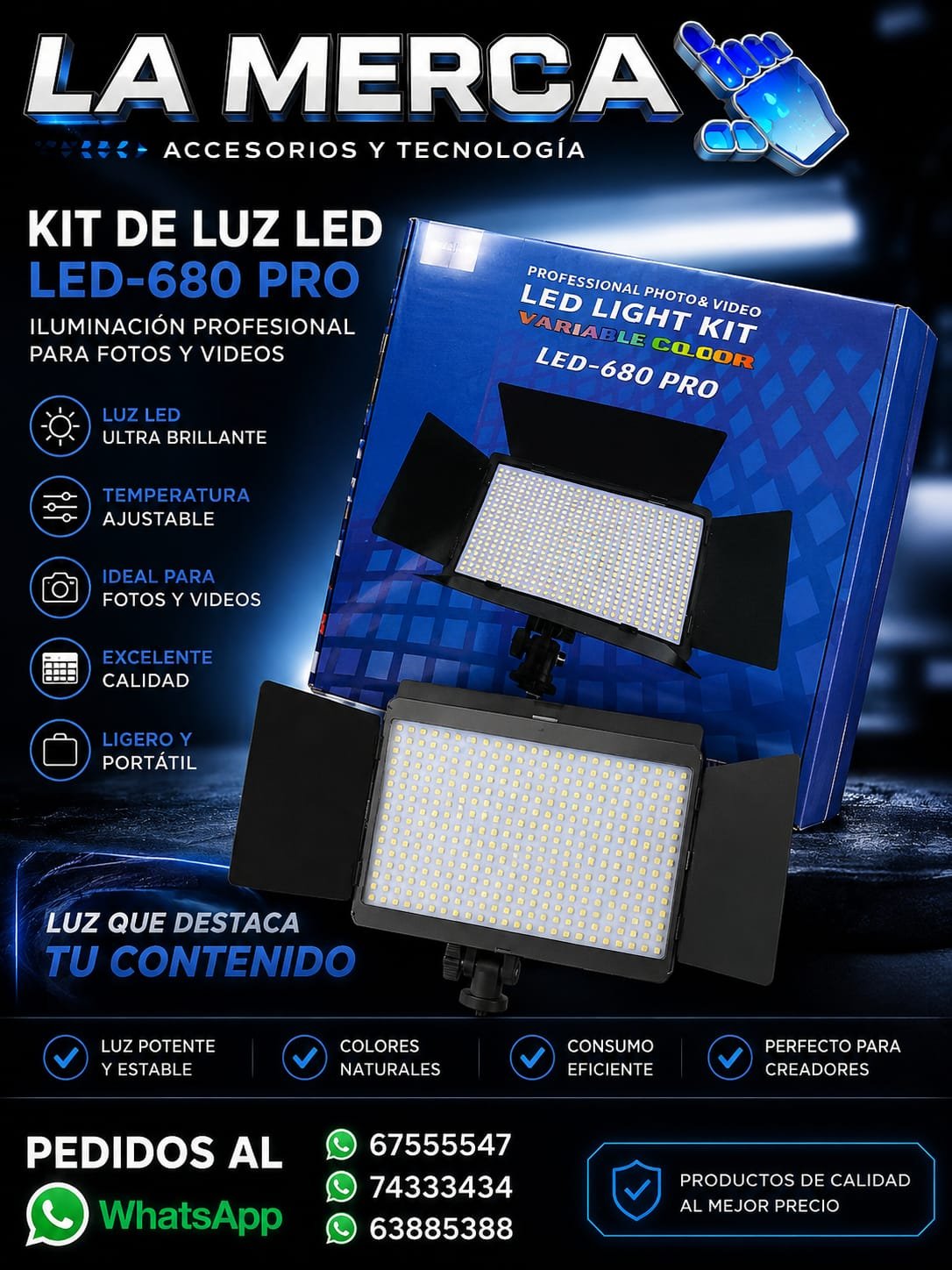 led680pro caja azul