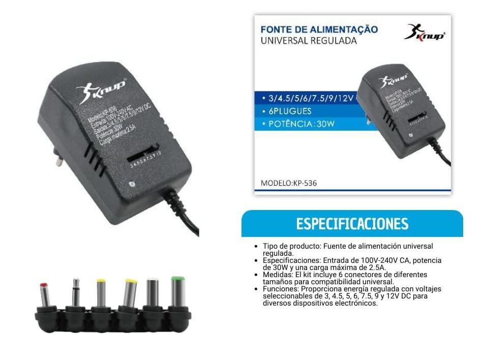 Adaptador de voltaje kp536