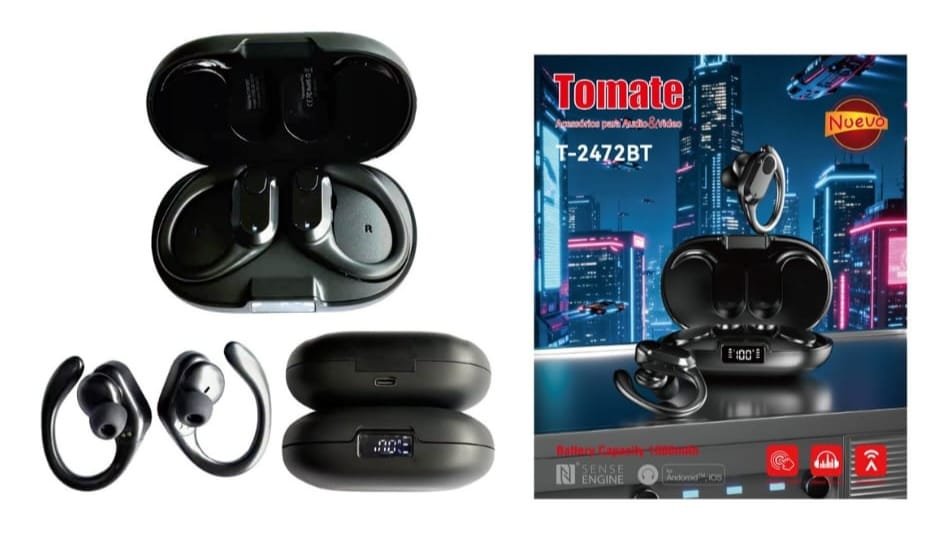 audifonos con orejeras con chupon t2472bt deportivos