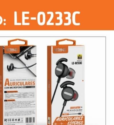 audifonos con cable lelong tipo c le0233c