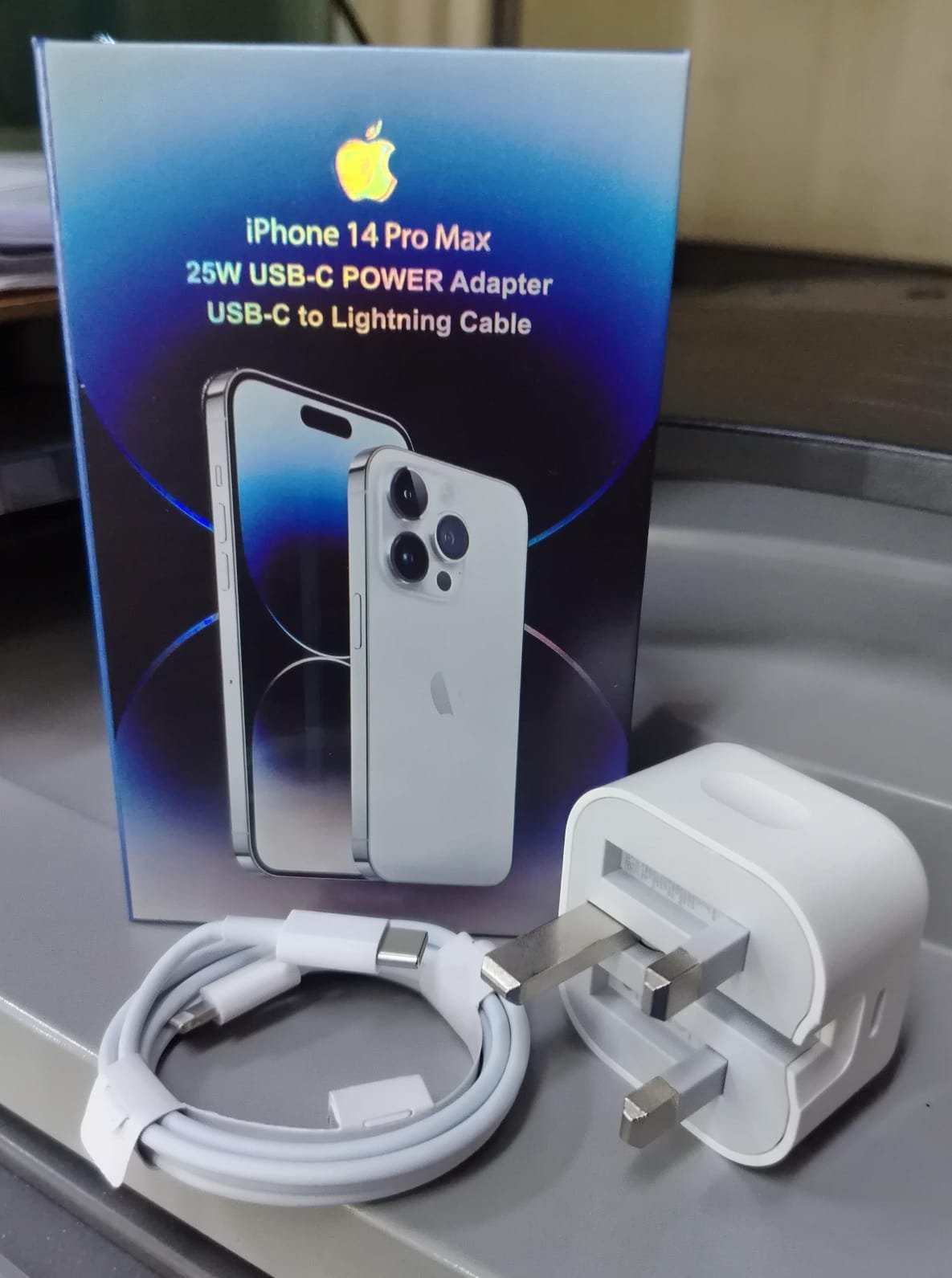iphone 14 pro max 25w usb-c cargador de iphone caja dura 