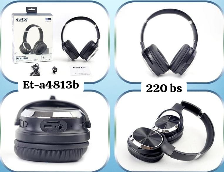 audifono cascos negros ewtto eta4813b