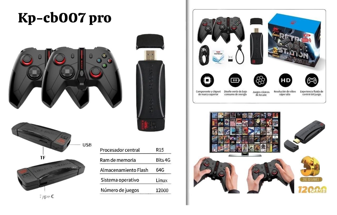 consola retro game retro arcade station kpcb007pro