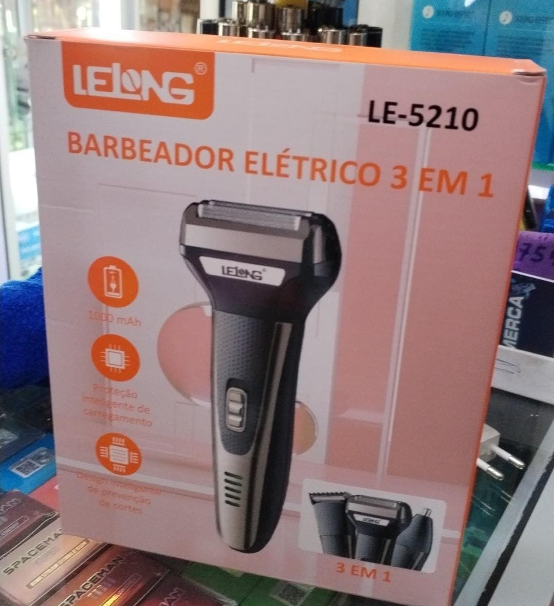 Barbeador eléctrico 3 en 1 le5210