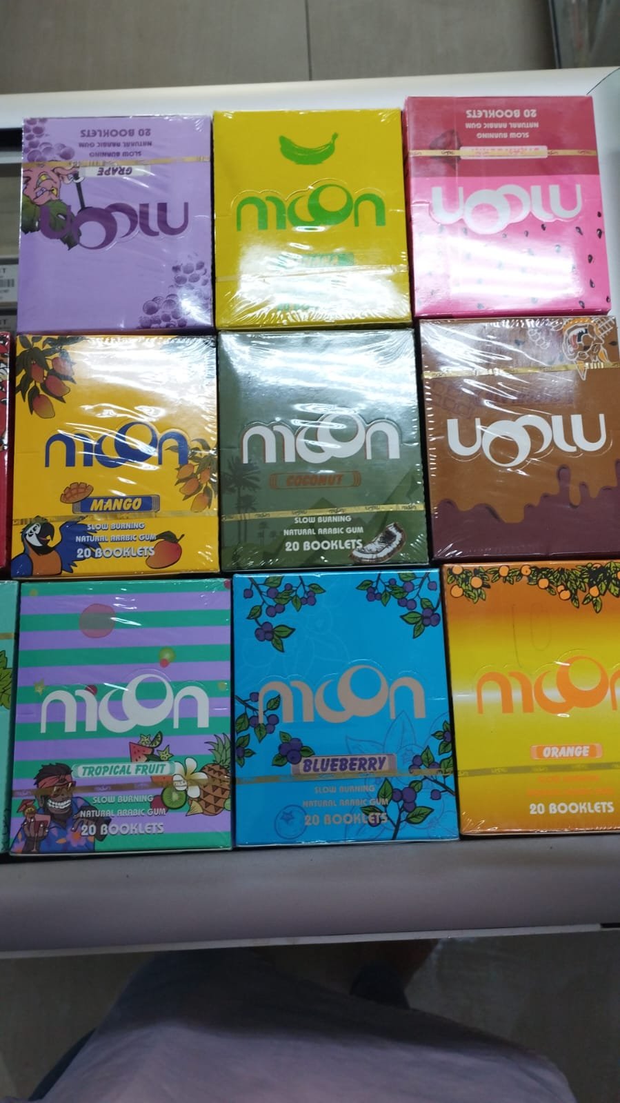moon sabores Papelillo sabores moon