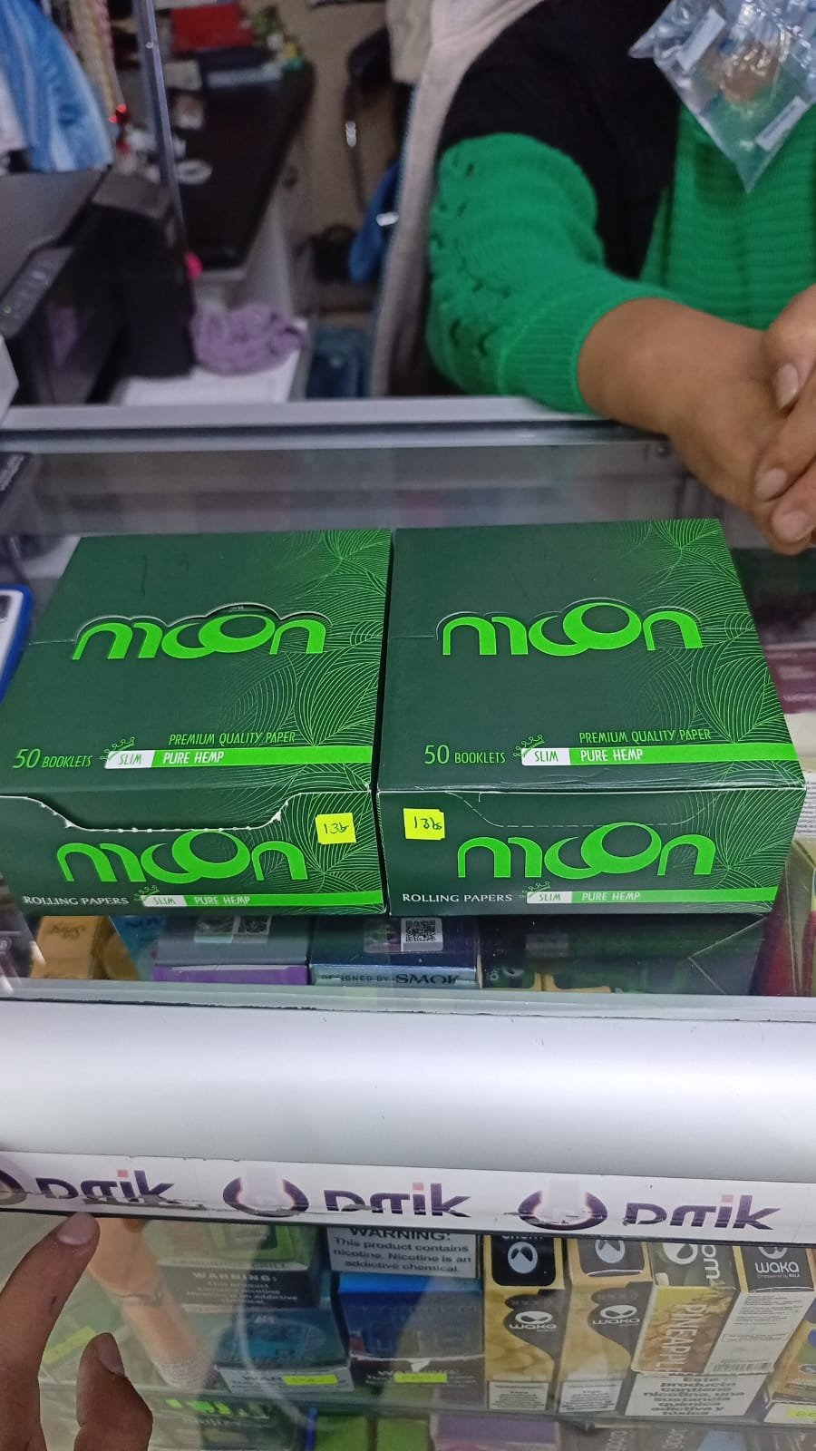 MoonPlargo Papelillo largo moon surtido moon café moon verde moon marrón