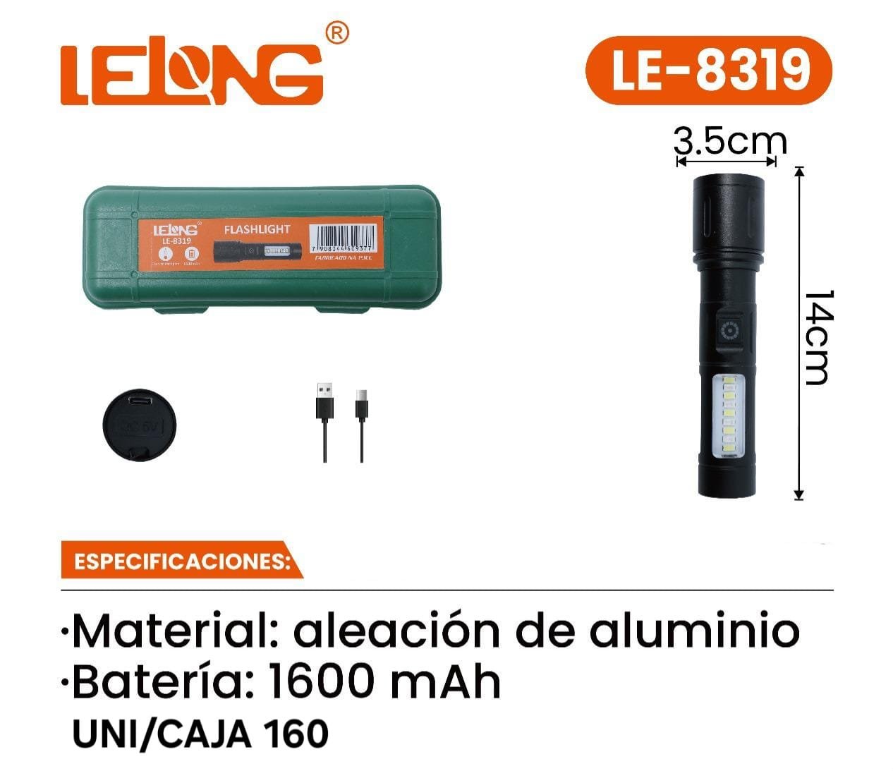 Linterna de mano le8319