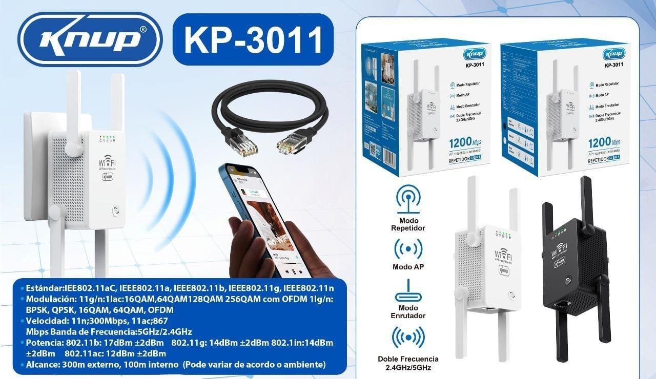 Antena router repetidor wifi kp3011
