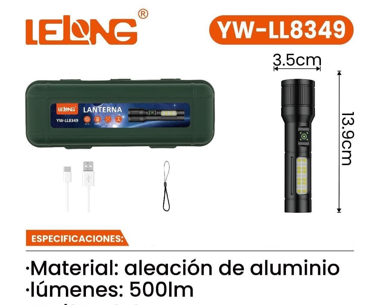 Linterna de mano ywll8349
