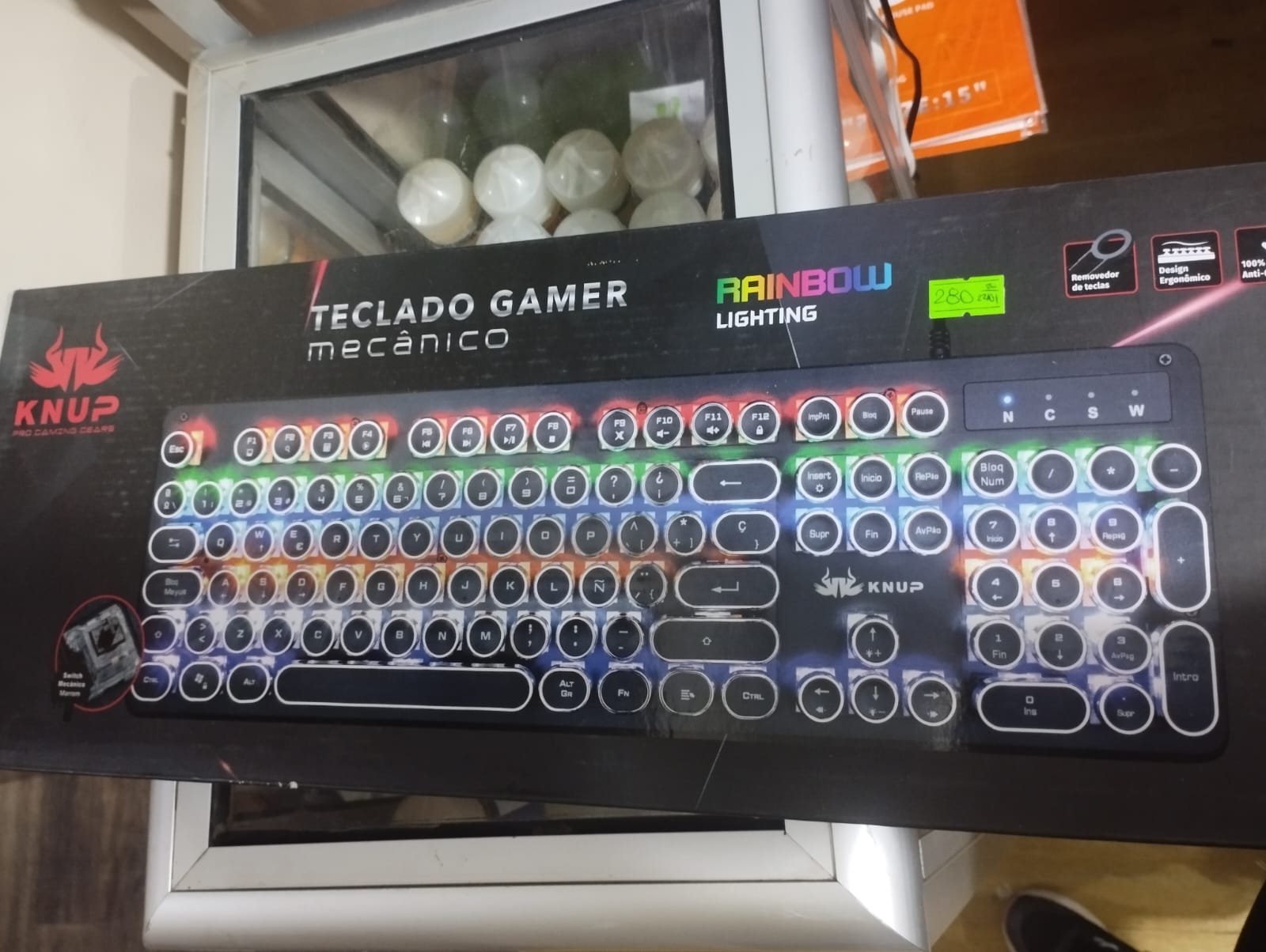 kp2073 teclado gamer mecanico