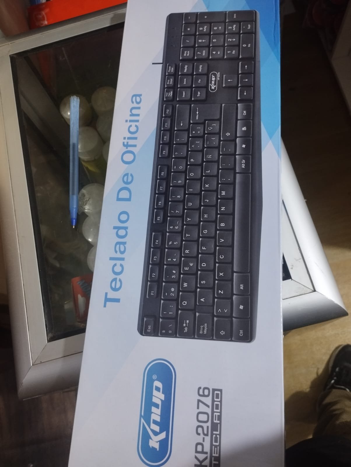 kp2076 teclado knup con cable kp2076