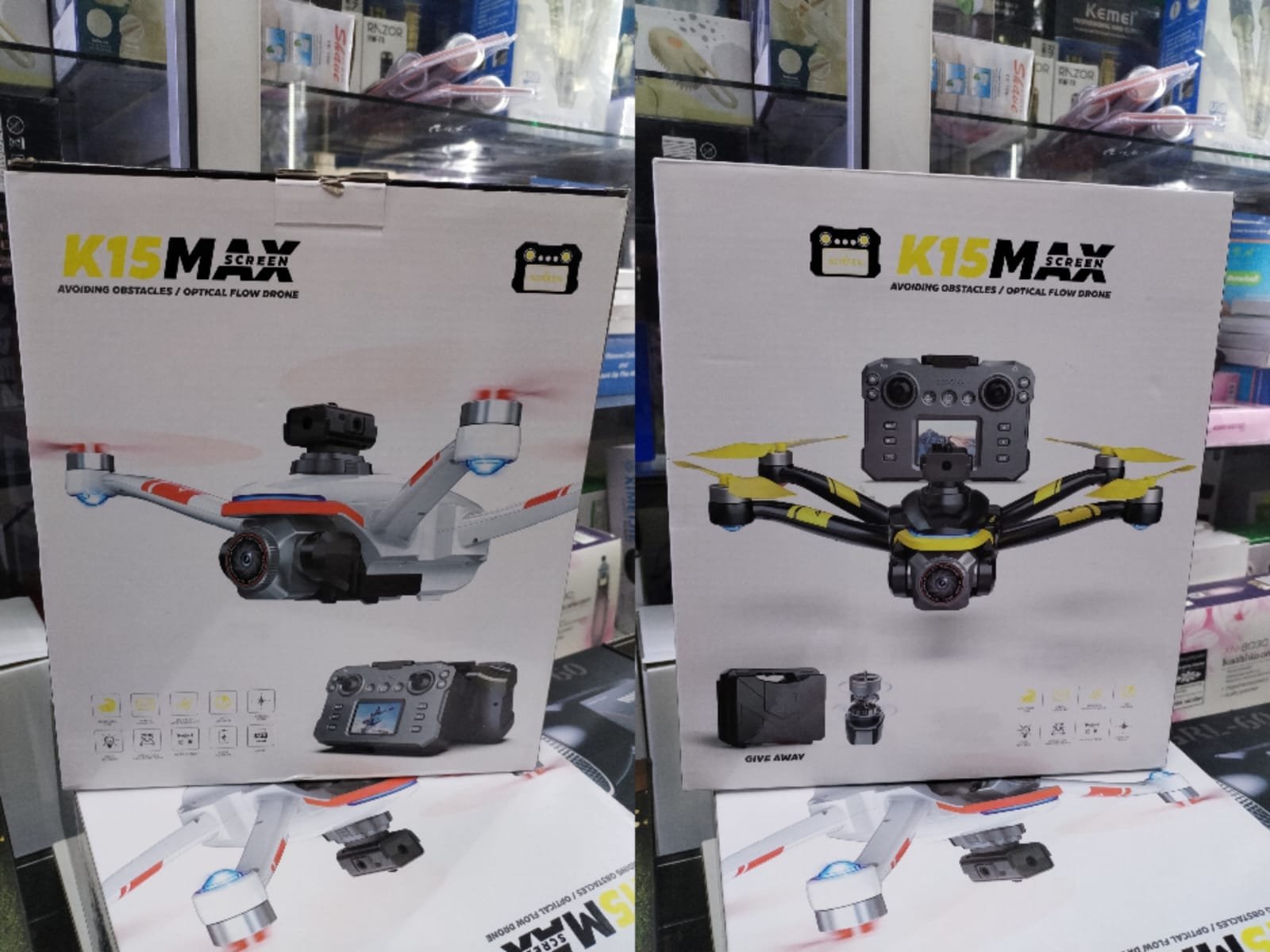 Drone con sensor antichoque 