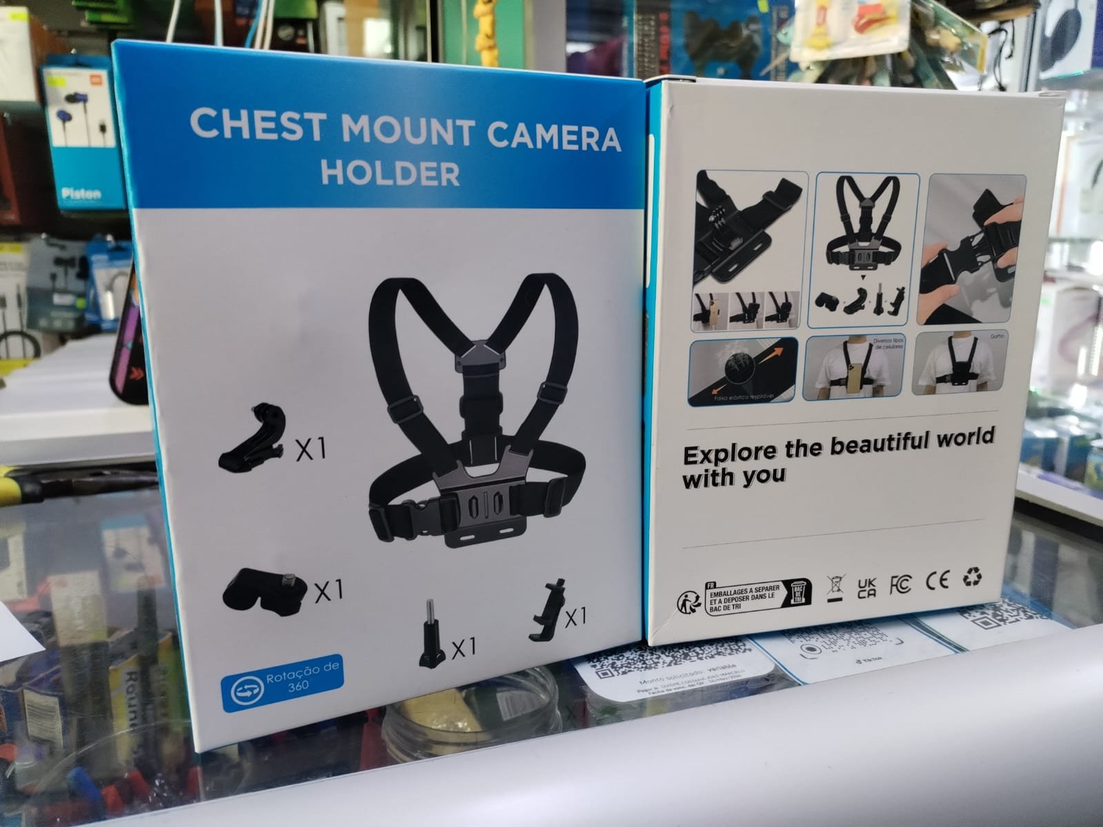 Pechera chest mount camera holder