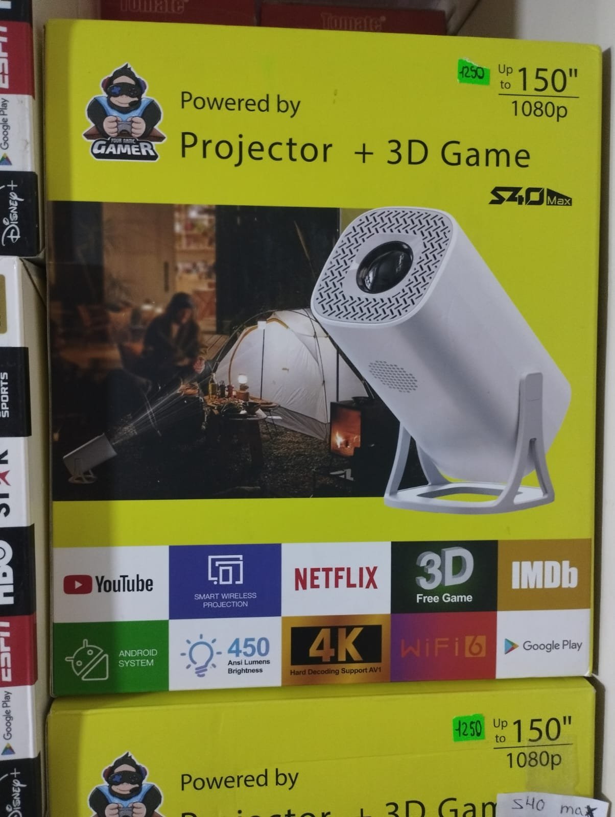 s40 max proyector con juegos s40max s 40 max