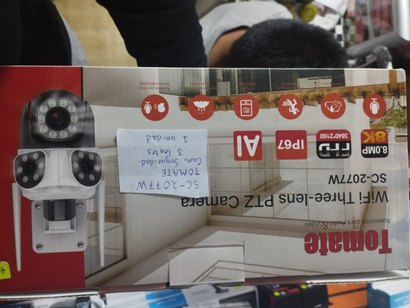 sc2077w camara 3 lentes tomate sc-2077w