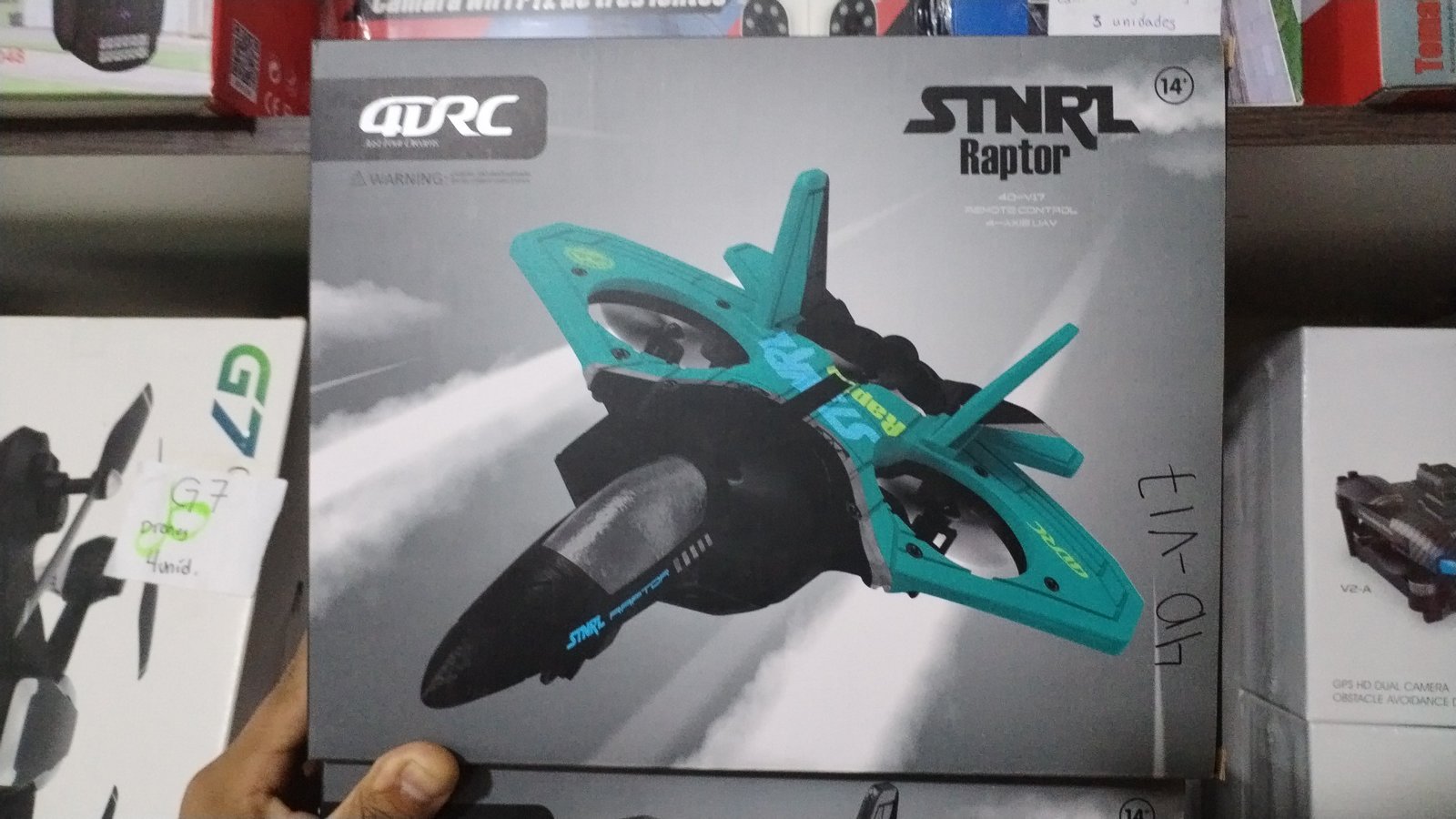 avioncito dron con control sensor