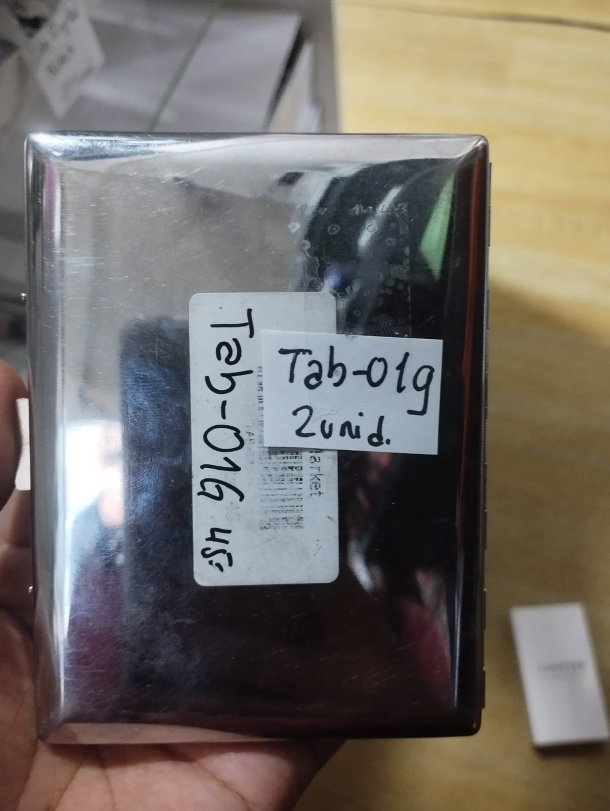 tab01g estuche para cigarro de aluminio
