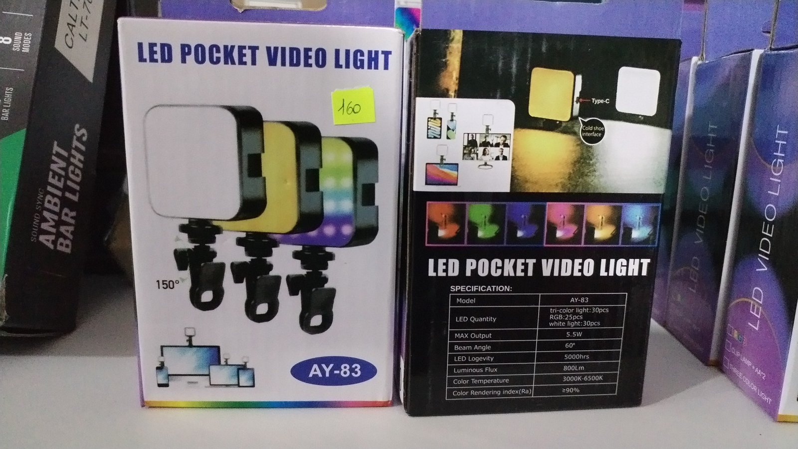 Led poket video light ay83