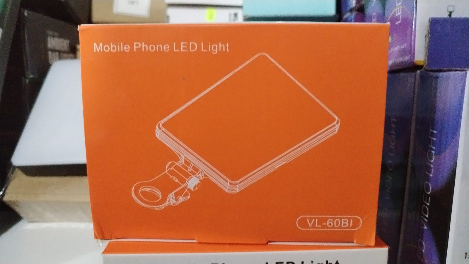 reflector con gancho para celular recargable vl60bi