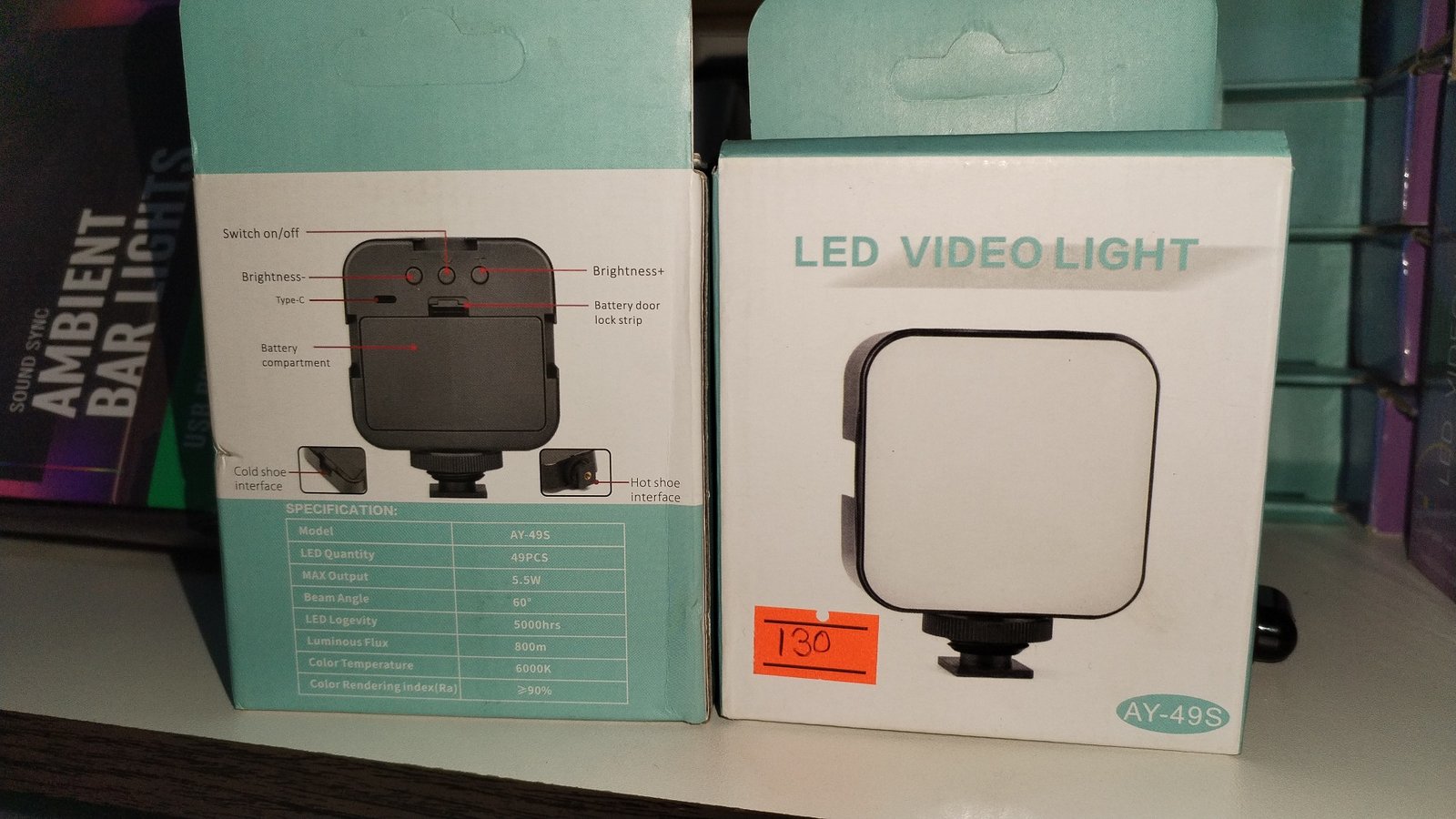 Reflector led video light