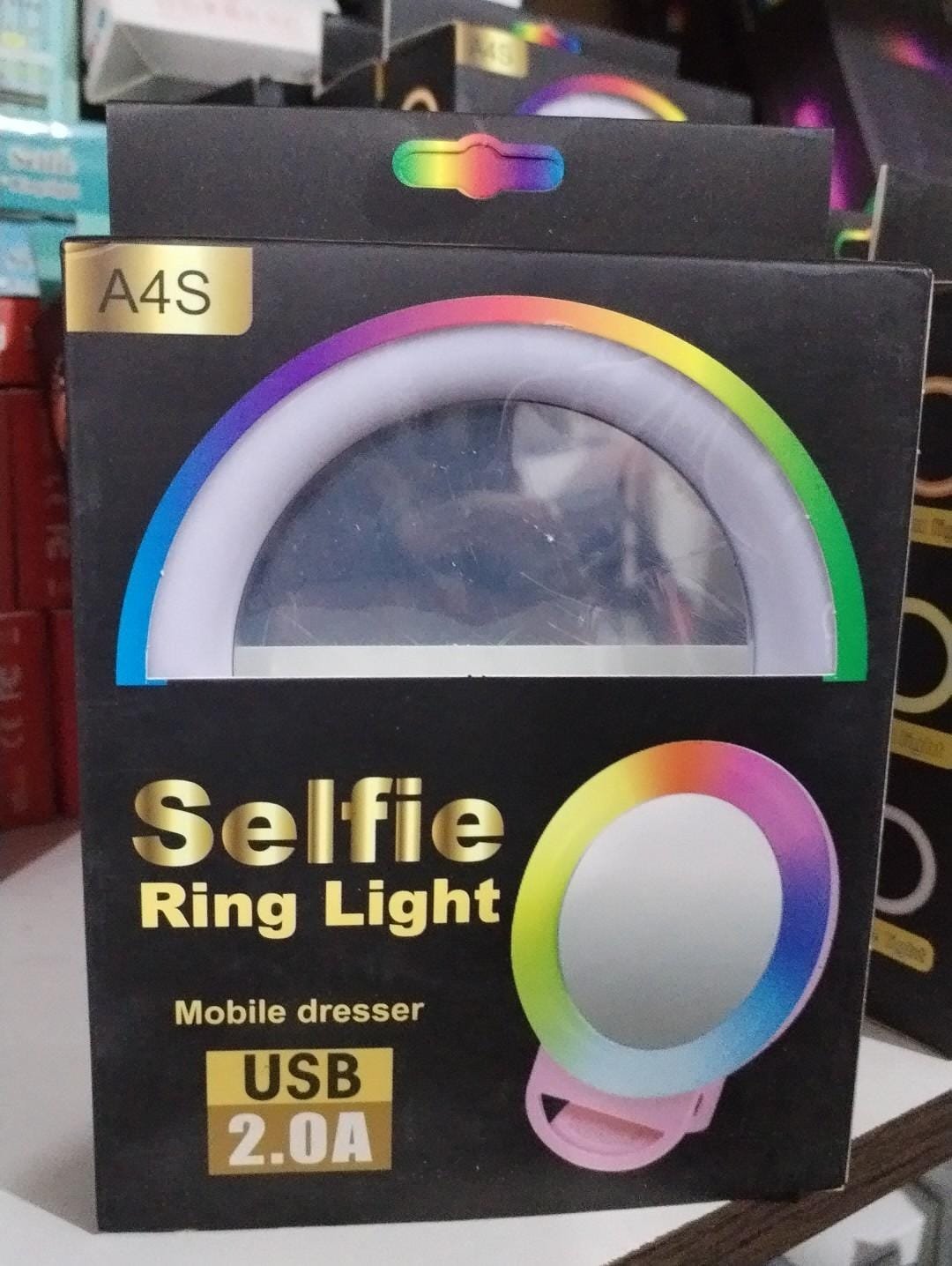 luz led paara celular con rgb