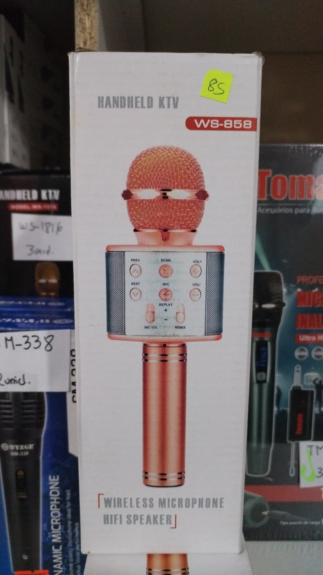 microfono con parlante ws 858 ws-858