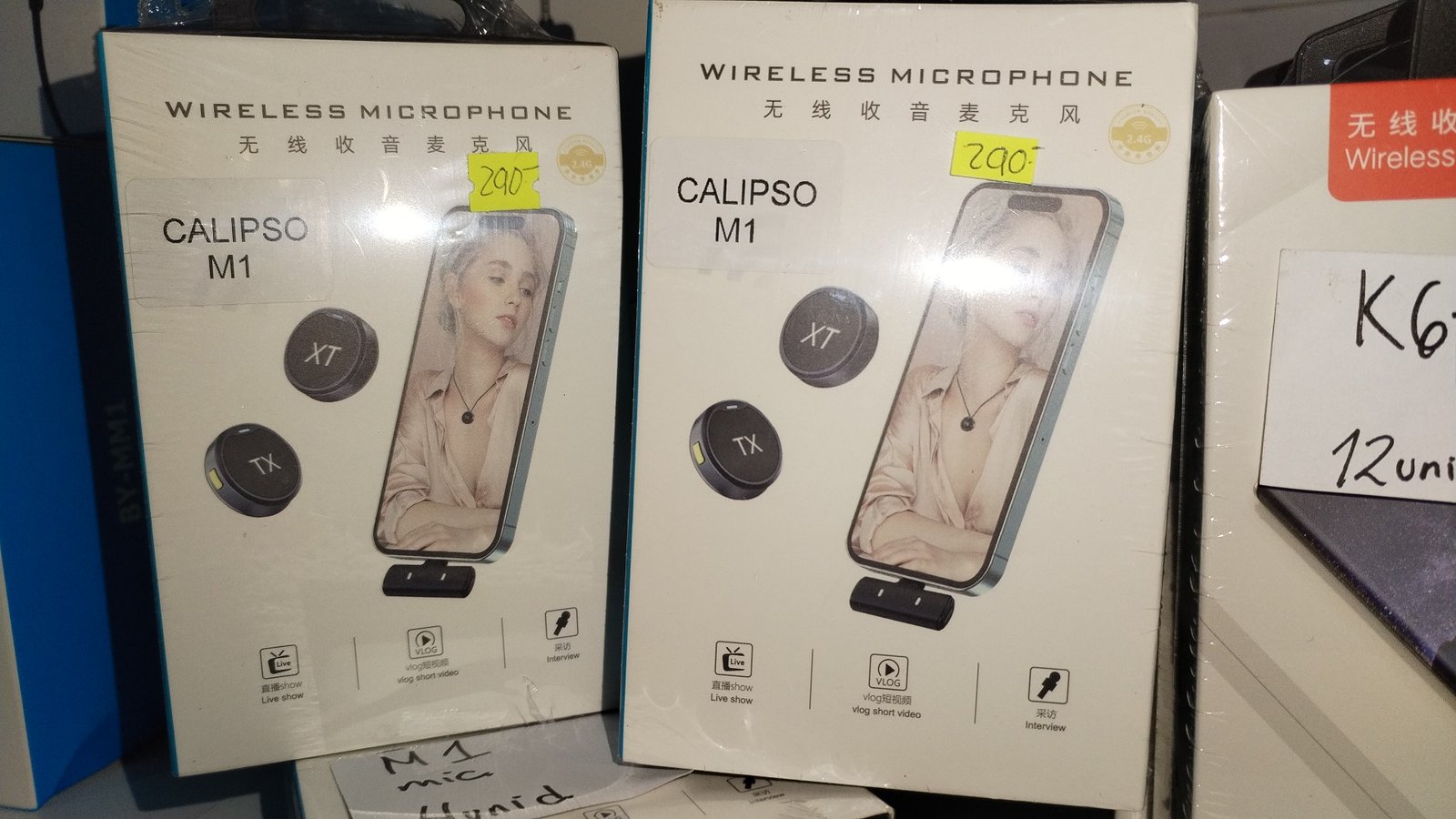 Micrófono Inalambrico redondos doble