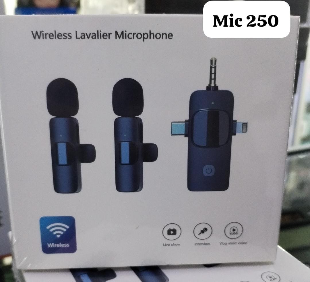 wlm wireless lavalier microphone microfono doble inalambrico tipo c iphone auxiliar 3 entradas dos microfonos