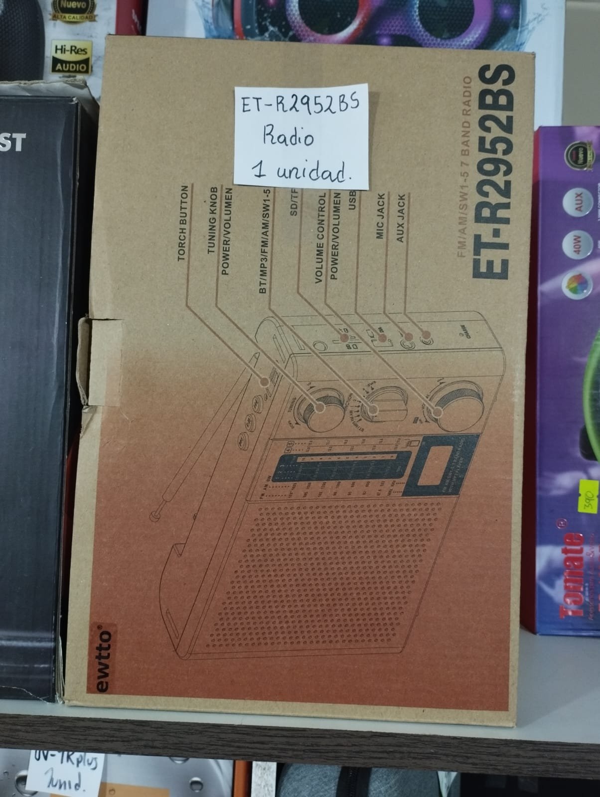 Etr2952bs parlante antiguo 