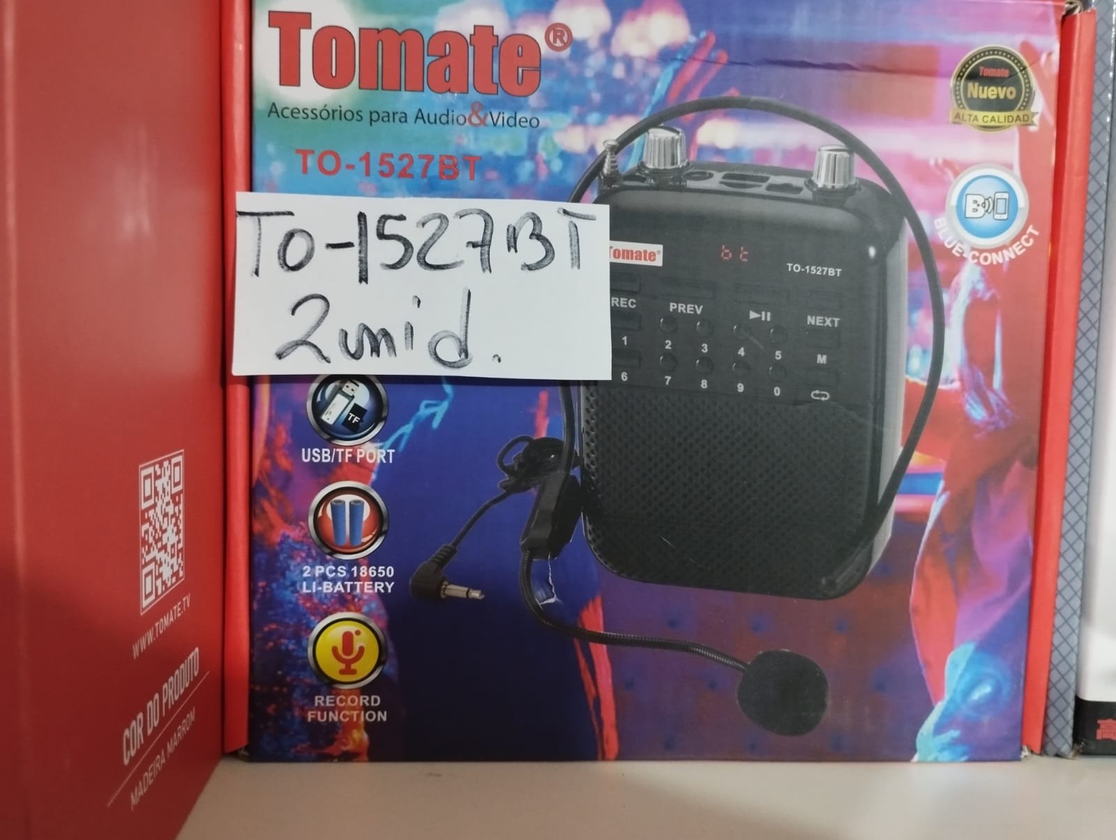 to1527bt parlante con microfono tomate to-1527bt