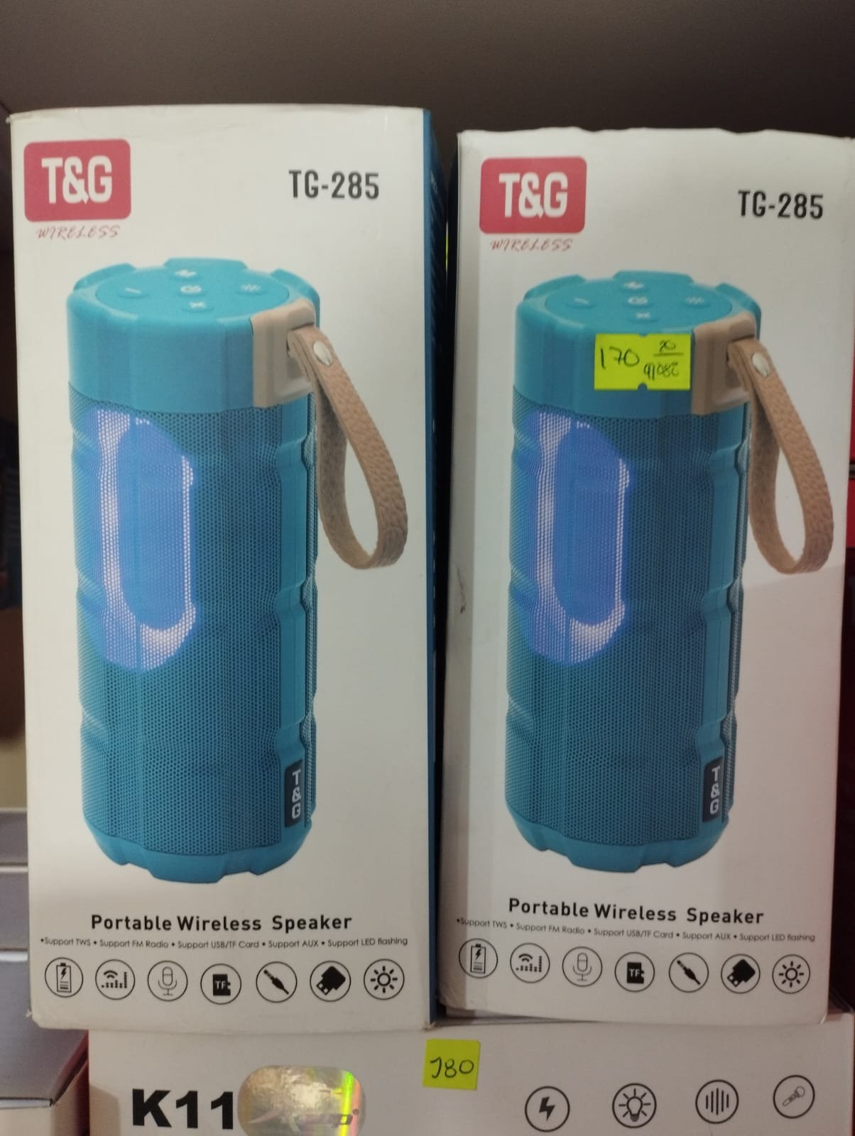 tg285 parlante tyg vertical con luz