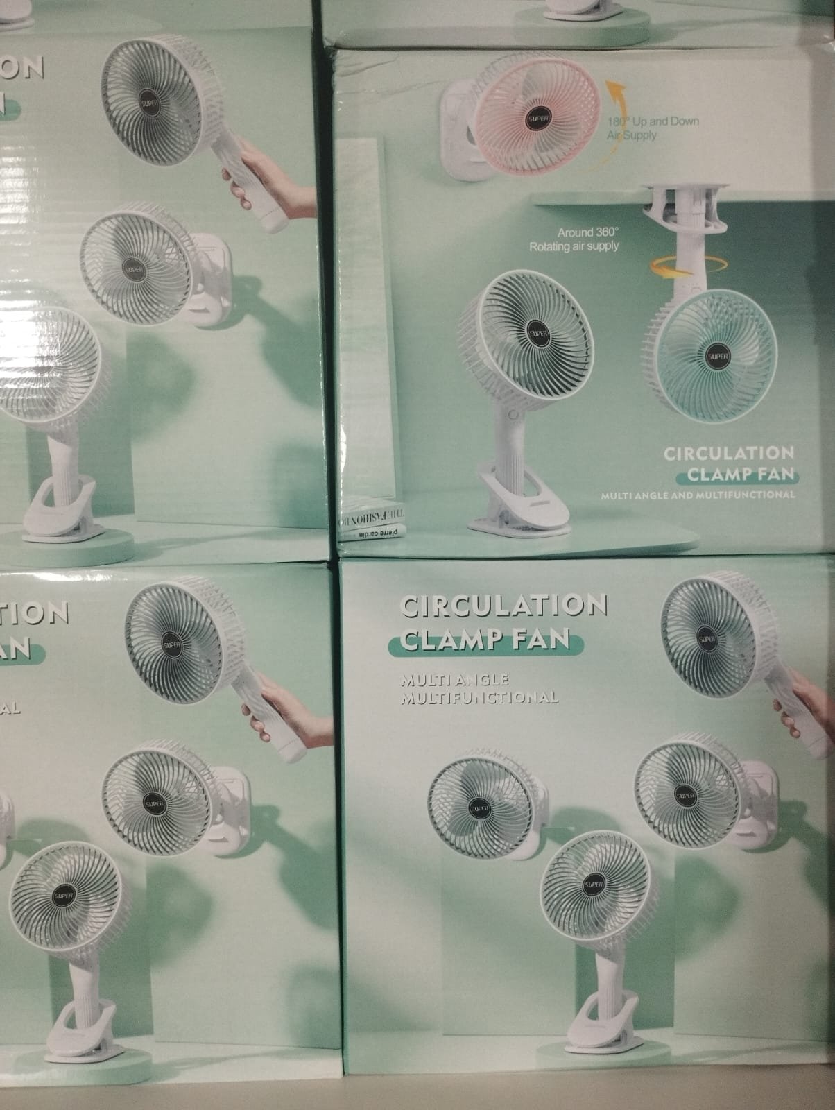 138ventilador360 circulation clamp fan 138 180-5