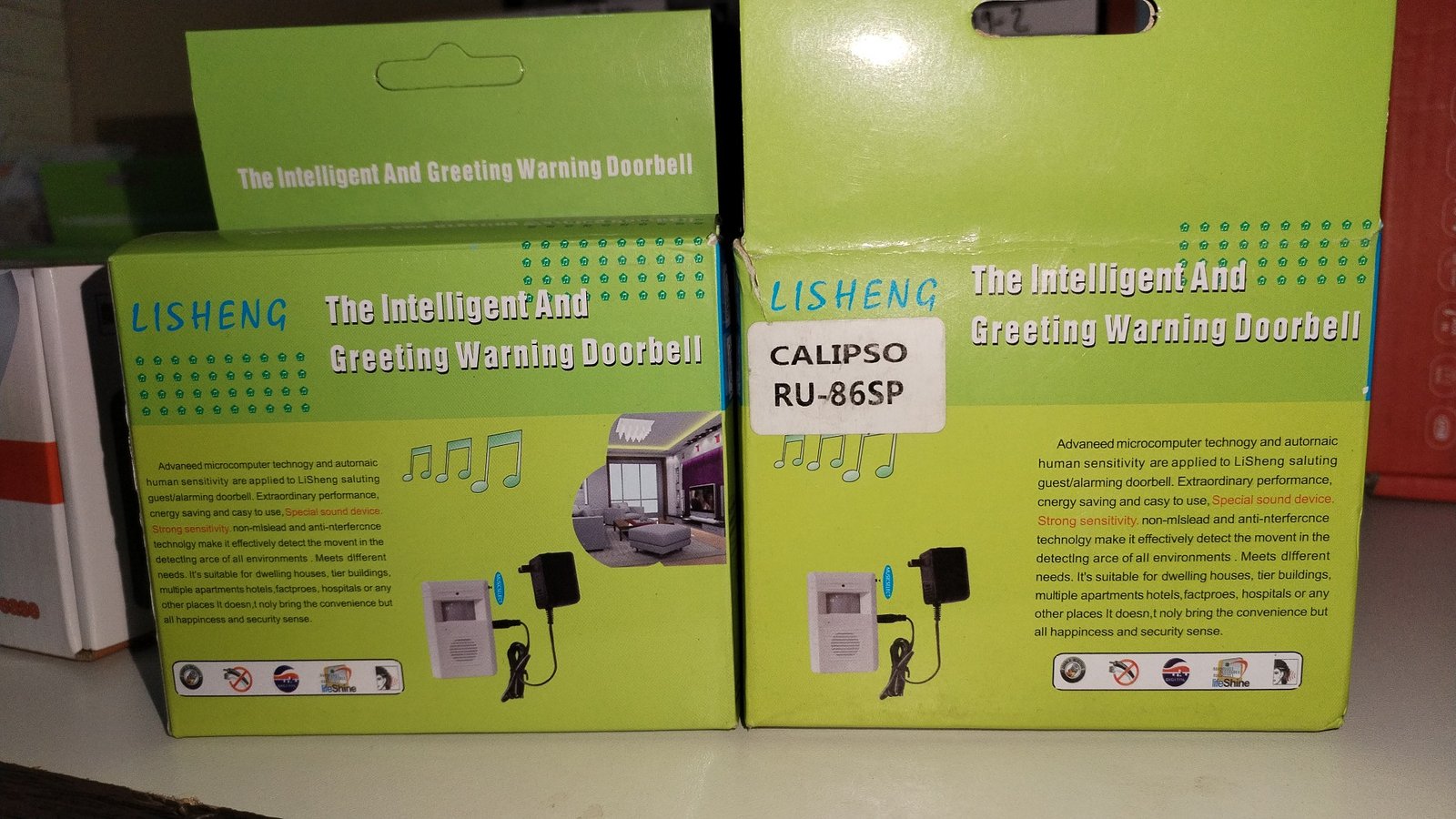 Calipso lisheng sensor ding dong ru86sp