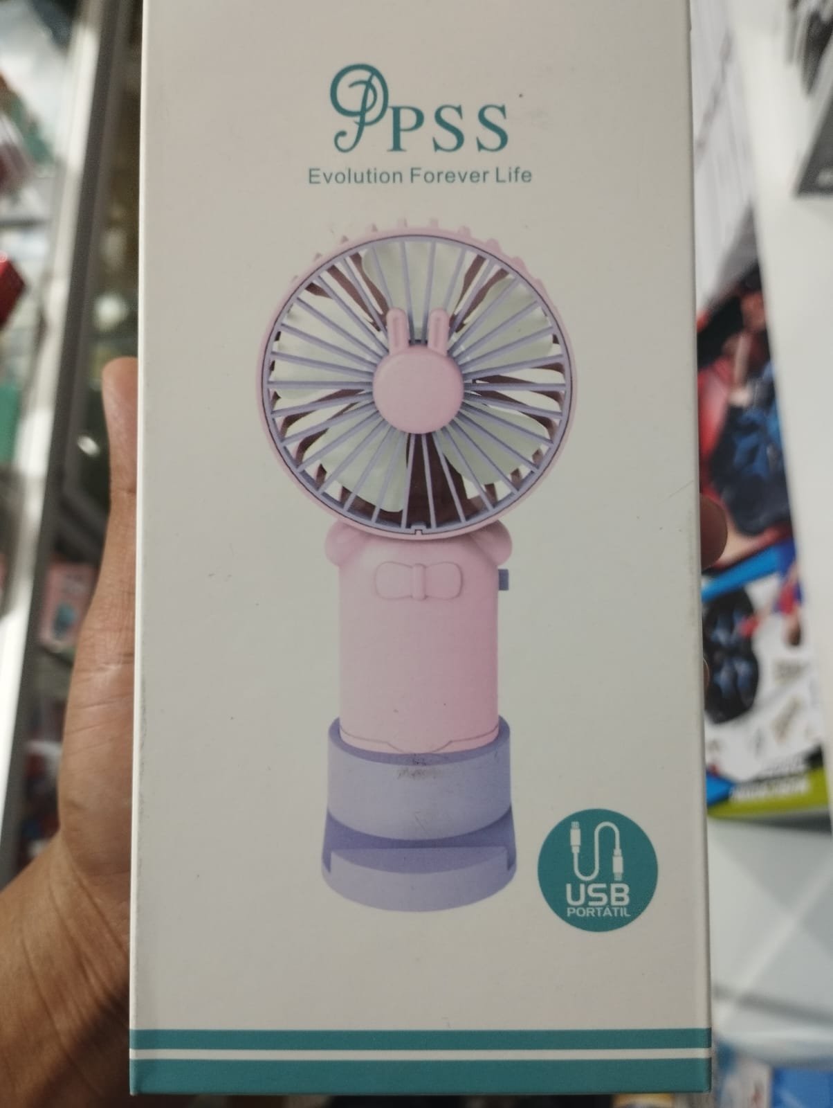 pssf4 ventiladora de mano recargable