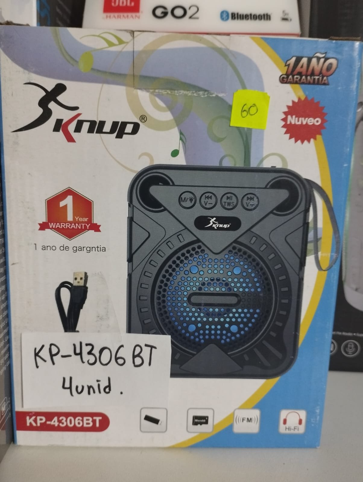 Kp4306bt parlante knup