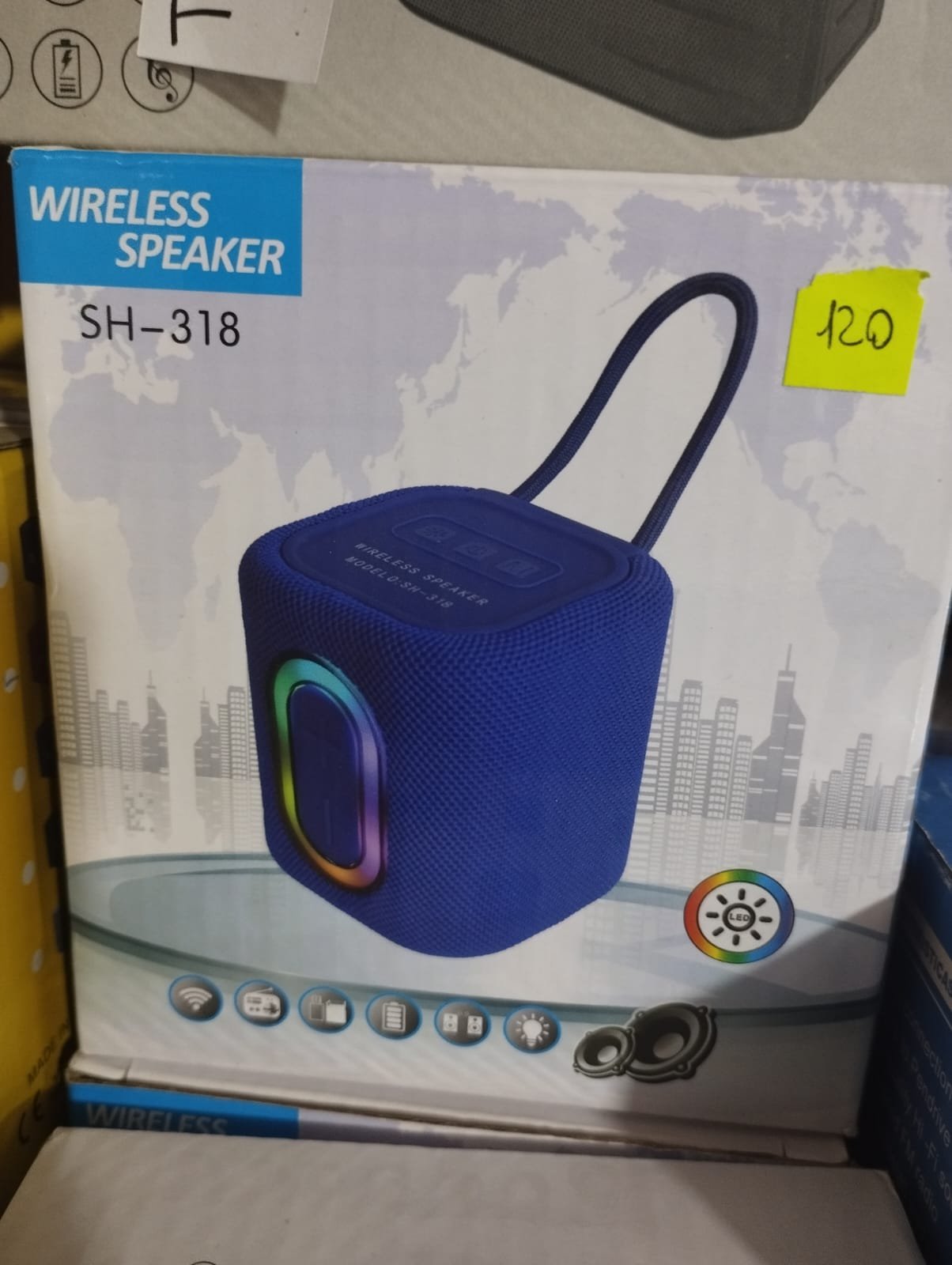 sh318 parlante luces de colores sh-318