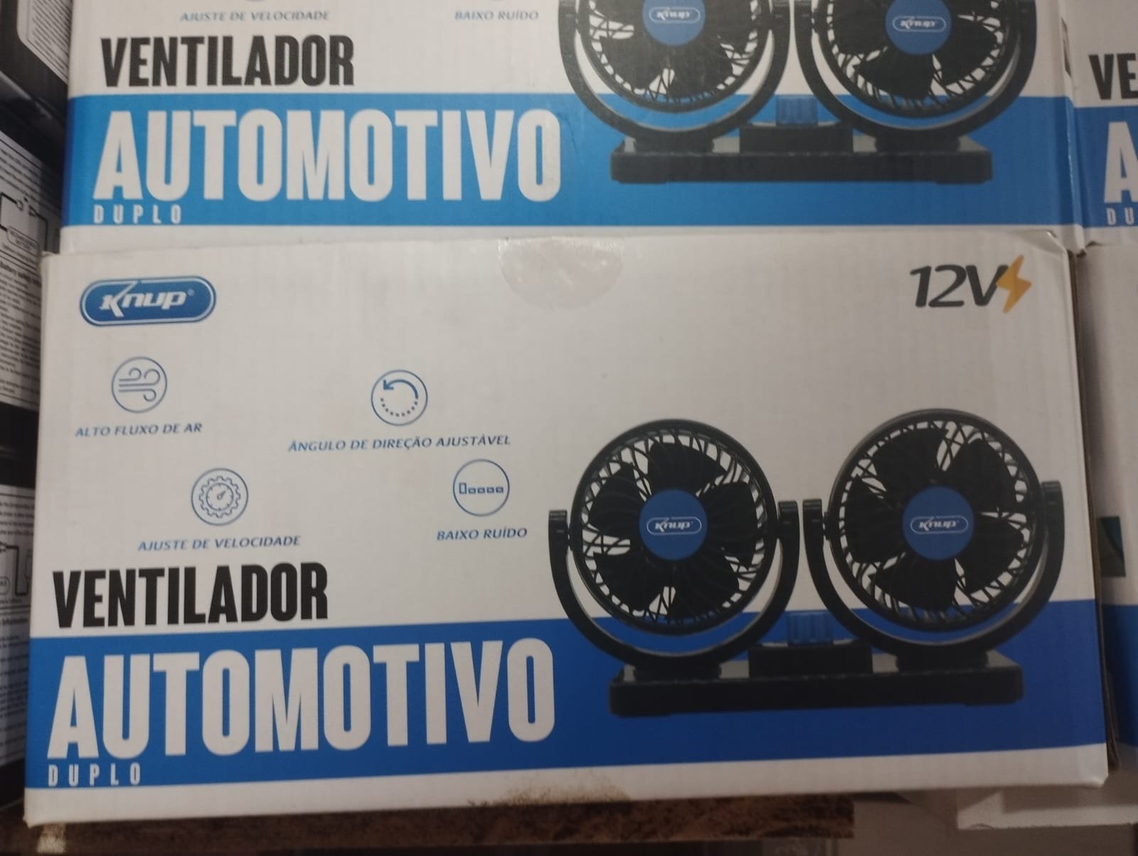 kpvt01 ventiladora doble de auto knup 12v kpvt01