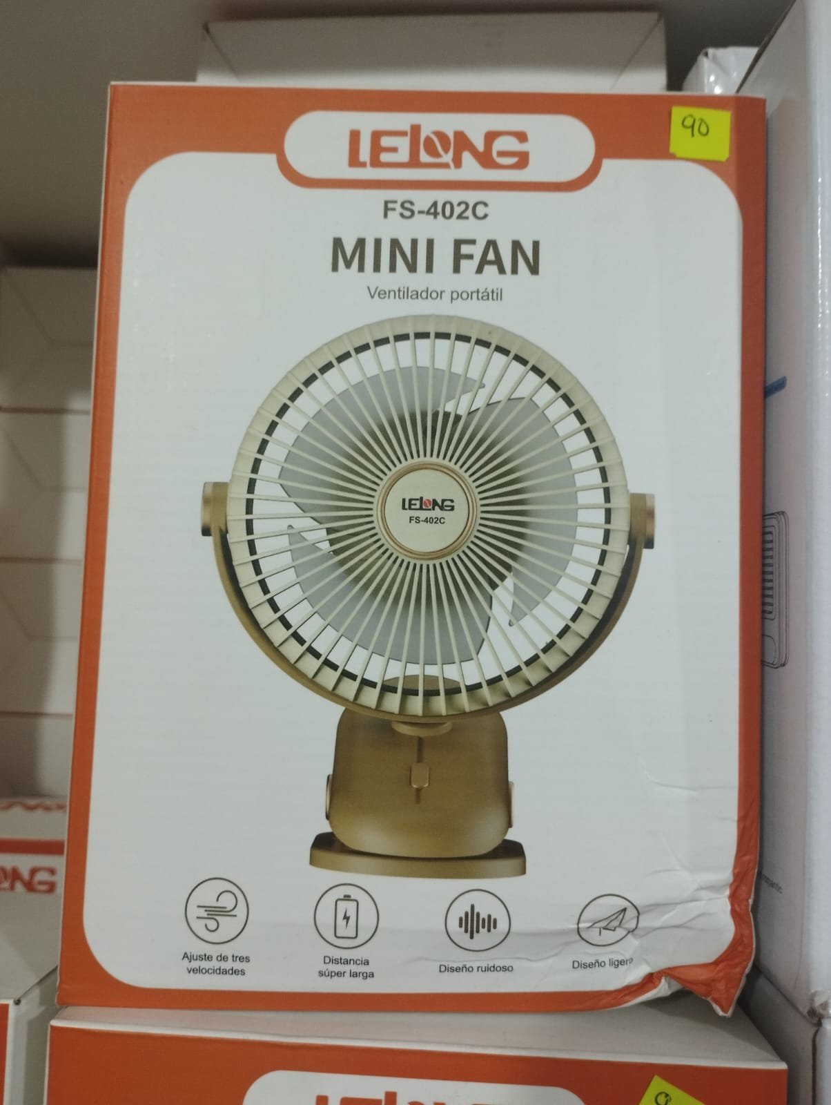fs402c mini ventiladora portatil recargable fs402c