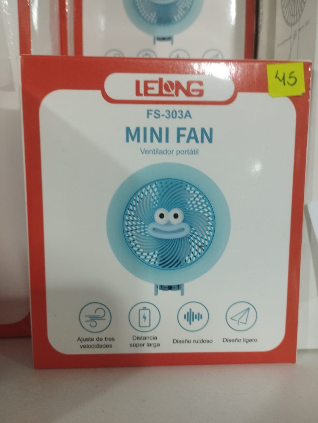 fs303a mini ventiladora  recargable portatil fs303a