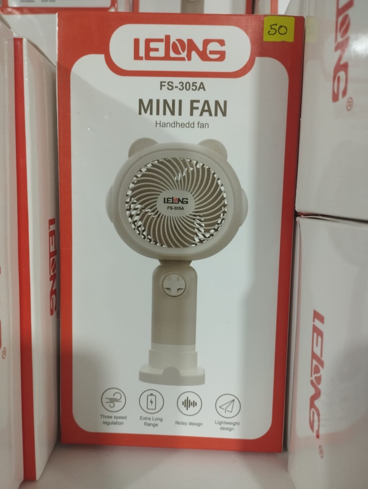 fs305a mini ventiladora recargable fs305a