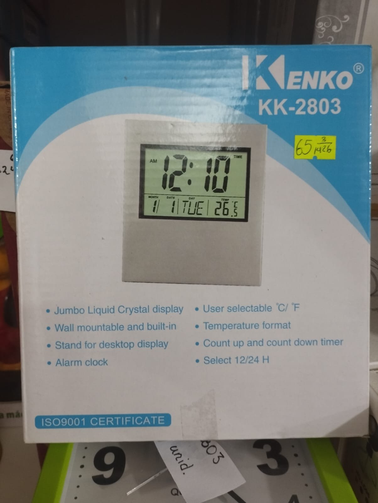 kk2803 reloj de mesa