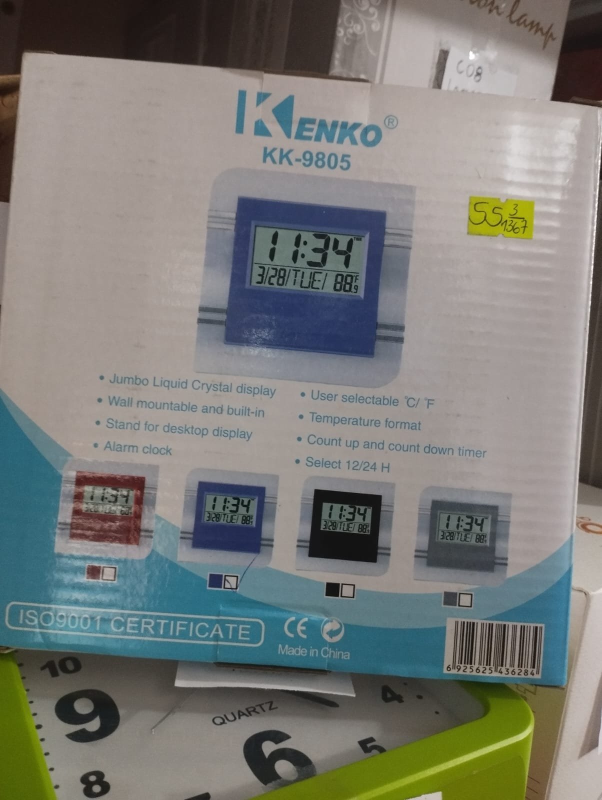 kk9805 reloj de mesa