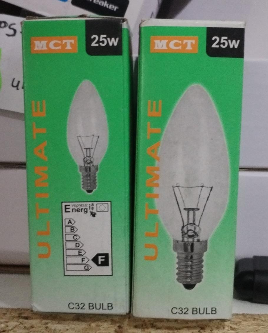 c32 bulb e12 foco 25 w rosca pequeña