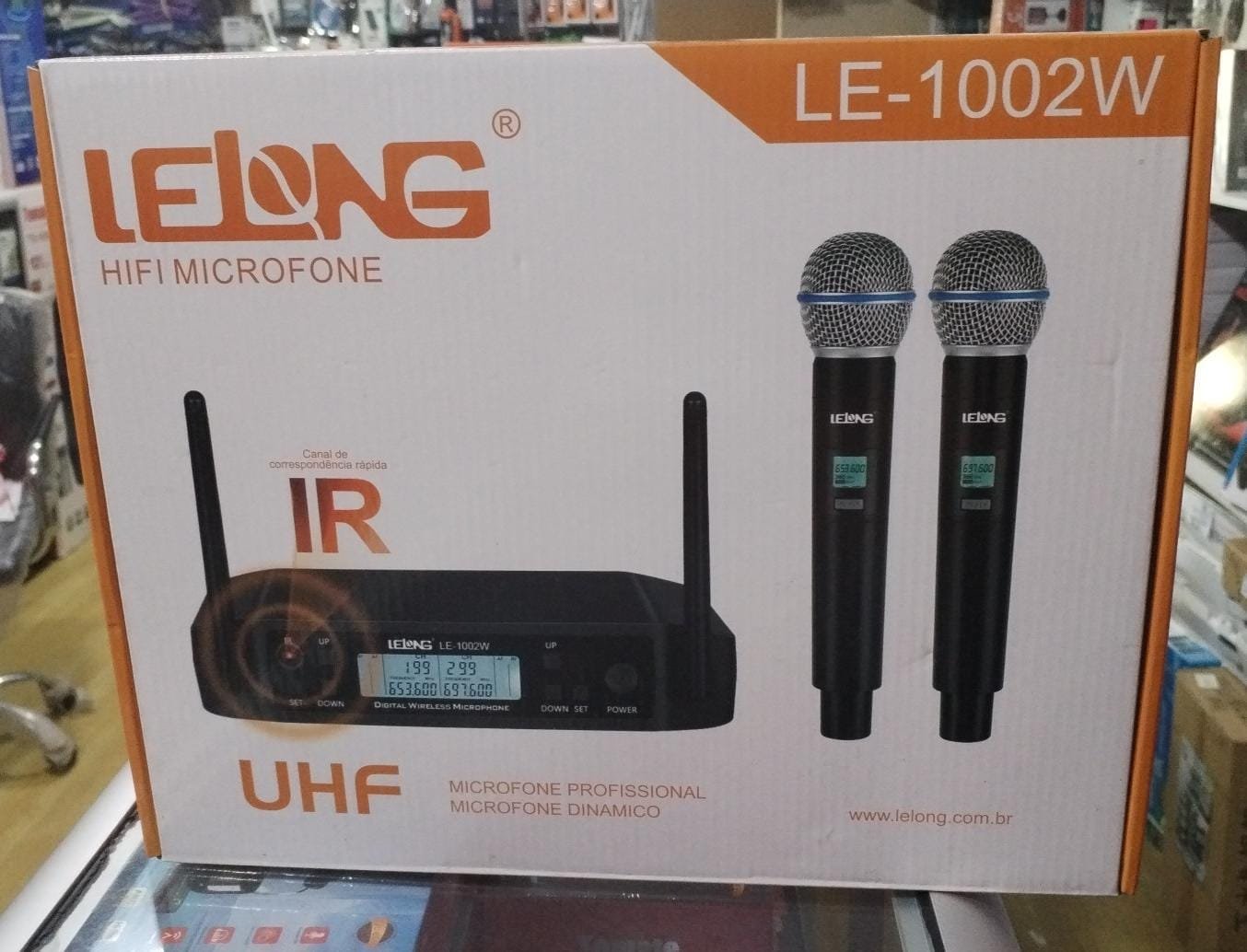 microfono profesional lelong inalambrico le1002w